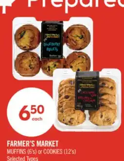 Shoppers Drug Mart FARMER'S MARKET MUFFINS (6's) or COOKIES (12's) offer