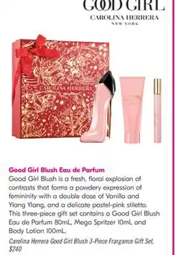 Shoppers Drug Mart Carolina Herrera Good Girl Blush 3-Piece Frargance Gift Set offer