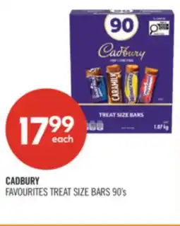 Shoppers Drug Mart CADBURY FAVOURITES TREAT SIZE BARS offer