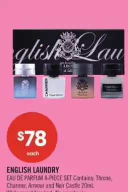 Shoppers Drug Mart ENGLISH LAUNDRY EAU DE PARFUM 4-PIECE SET offer