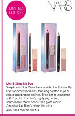 Shoppers Drug Mart NARS Line & Shine Lip Duo offer