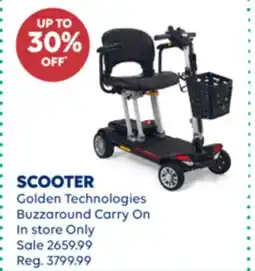 Wellwise by Shoppers SCOOTER Golden Technologies Buzzaround Carry On offer