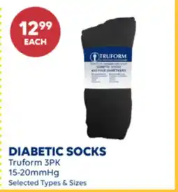 Wellwise by Shoppers DIABETIC SOCKS Truform 3PK offer