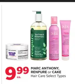 Rexall MARC ANTHONY, RENPURE or CAKE Hair Care offer