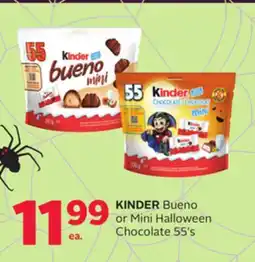 Rexall KINDER Bueno or Mini Halloween Chocolate offer