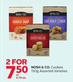 Rexall NOSH & CO. Cookies offer