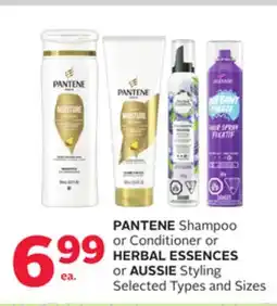 Rexall PANTENE Shampoo or Conditioner or HERBAL ESSENCES or AUSSIE Styling offer