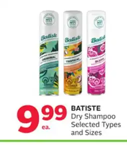 Rexall BATISTE Dry Shampoo offer