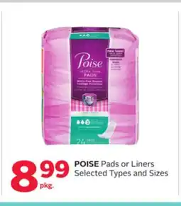 Rexall POISE Pads or Liners offer
