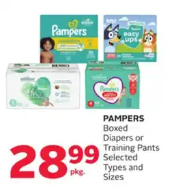 Rexall PAMPERS Boxed Diapers or Training Pants offer