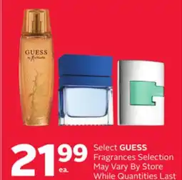 Rexall Select GUESS Fragrances Selection offer