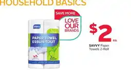 Rexall SAVVY Paper Towels offer