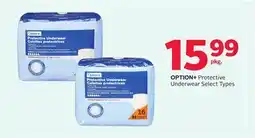 Rexall OPTION + Protective Underwear offer
