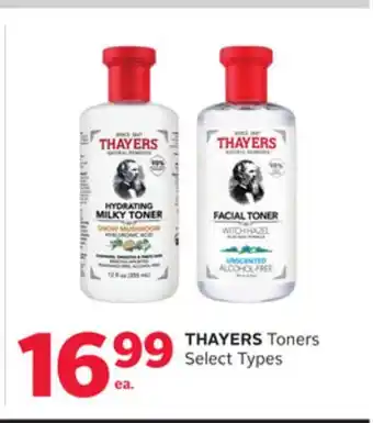 Rexall THAYERS Toners offer