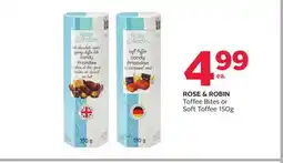 Rexall ROSE & ROBIN Toffee Bites or Soft Toffee offer