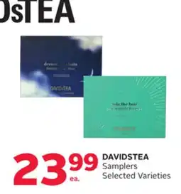 Rexall DAVIDSTEA Samplers offer