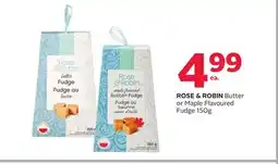 Rexall ROSE & ROBIN Butter or Maple Flavoured Fudge offer