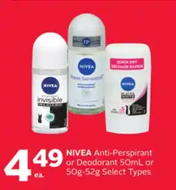 Rexall NIVEA Anti-Perspirant or Deodorant offer