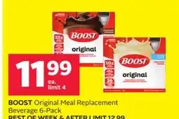 Rexall BOOST Original Meal Replacement Beverage offer