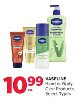 Rexall VASELINE Hand or Body Care Products offer