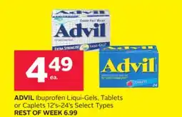 Rexall ADVIL Ibuprofen Liqui-Gels, Tablets or Caplets offer