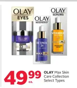 Rexall OLAY Max Skin Care Collection offer