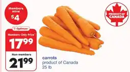 Wholesale Club Carrots offer