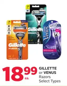 Rexall GILLETTE or VENUS Razors offer