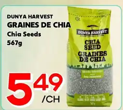 Marche Salaberry DUNYA HARVEST GRAINES DE CHIA offer