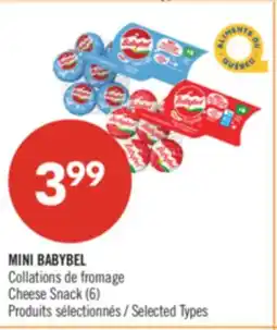 Pharmaprix MINI BABYBEL Cheese Snack offer