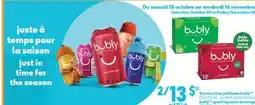 Pharmaprix bubly sparkling water beverage offer