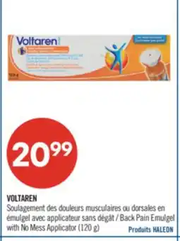 Pharmaprix VOLTAREN Back Pain Emulgel with No Mess Applicator offer