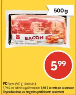 Pharmaprix PC Bacon offer