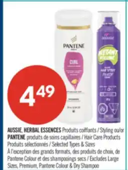 Pharmaprix Aussie Herbal Essences Styling or Pantene Hair Care Products offer