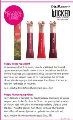 Pharmaprix r.e.m. beauty x Wicked Poppy Plumping Lip Gloss offer