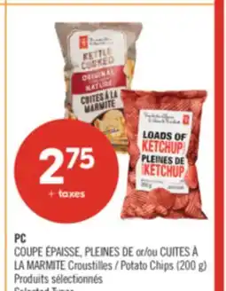 Pharmaprix PC COUPE ÉPAISSE, PLEINES or Potato Chips offer