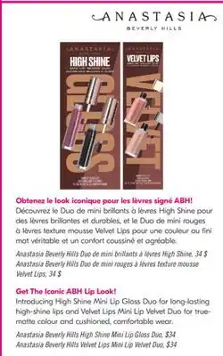 Pharmaprix Anastasia Beverly Hills High Shine Mini Lip Gloss Duo offer