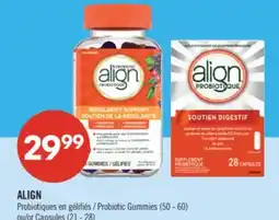 Pharmaprix ALIGN Probiotic Gummies 50-60 or Capsules (21-28) offer