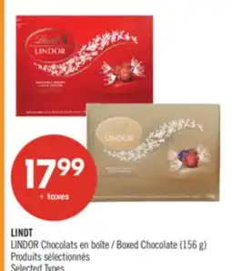 Pharmaprix LINDT LINDOR Boxed Chocolate offer