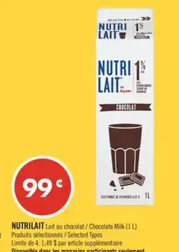 Pharmaprix NUTRILAIT Chocolate Milk offer