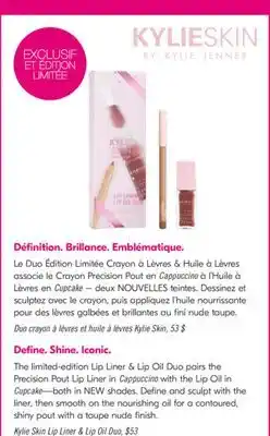 Pharmaprix Kylie Skin Lip Liner & Lip Oil Duo offer