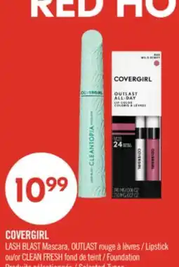 Pharmaprix LASH BLAST Mascara, OUTLAST Lipstick or CLEAN FRESH Foundation offer