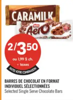 Pharmaprix Selected Single Serve Chocolate Bars offer