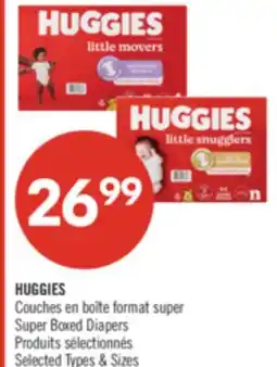 Pharmaprix HUGGIES Super Boxed Diapers offer
