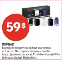 Pharmaprix MONTBLANC Man Fragrance Discovery 5-Piece Set offer