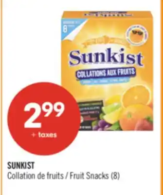 Pharmaprix SUNKIST Fruit Snacks offer