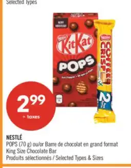 Pharmaprix NESTLE POPS (70 g) King Size Chocolate Bar offer