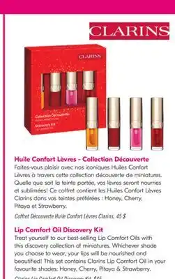 Pharmaprix CLARINS Lip Comfort Oil Discovery Kit offer