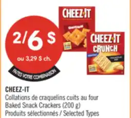 Pharmaprix CHEEZ-IT Baked Snack Crackers offer