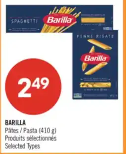 Pharmaprix BARILLA Pasta offer